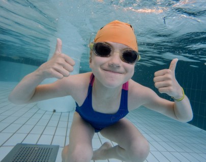 Gericht op iets oudere kinderen (7-9 jaar) die reeds een lengte kunnen zwemmen